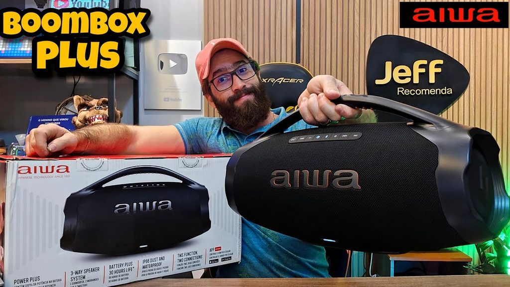 Vídeo de review de caixa de som com rádio FM