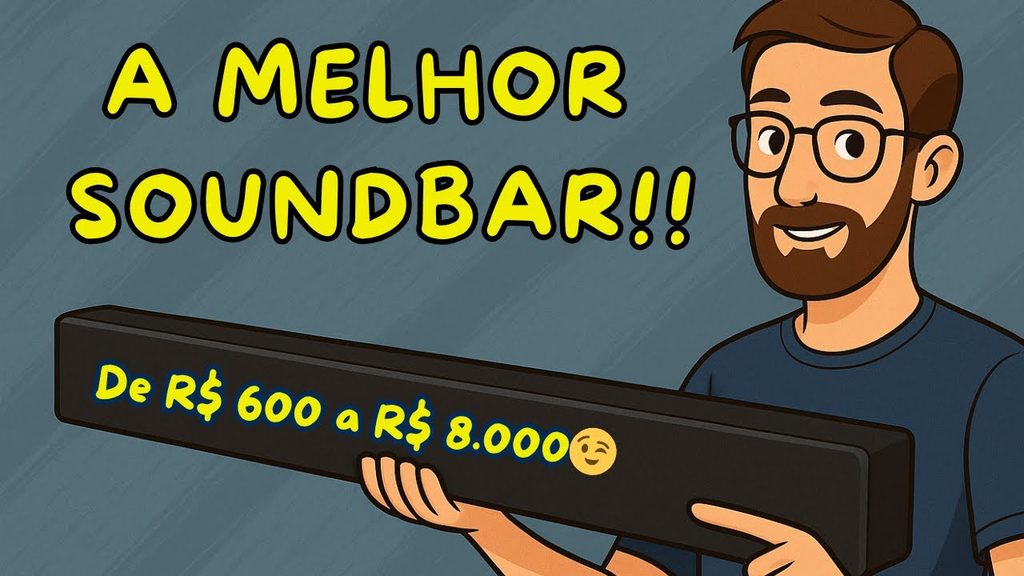 Vídeo com as melhores soundbars para TV de 2026